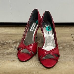 Steve Madden Vibrant Red Heels